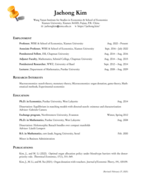 CV